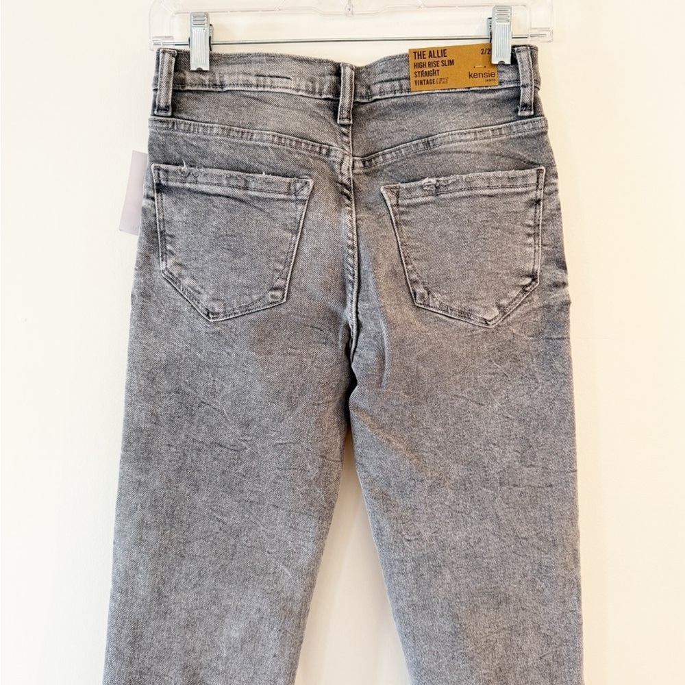 NWT Kenzie The Allie High Rise Slim Straight Vintage Luxe Jeans - Picture 7 of 11